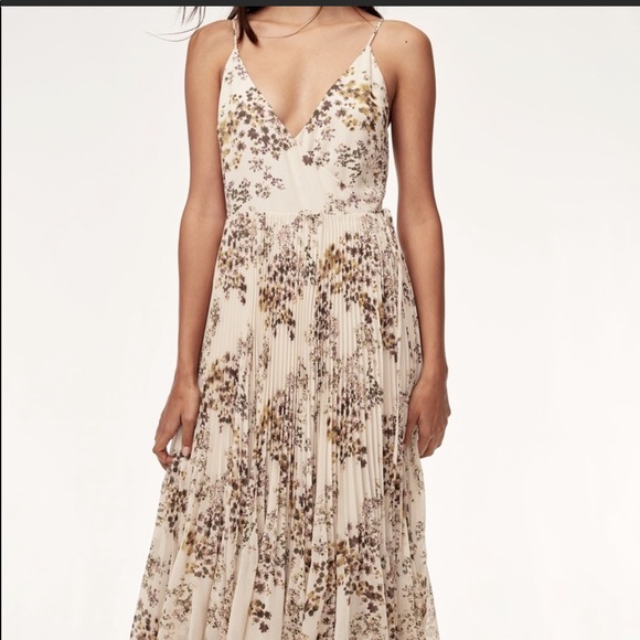 Wilfred Dresses & Skirts - Wilfred floral wrap midi dress